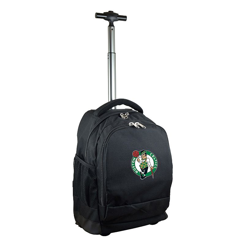 Boston Celtics Premium Wheeled Backpack, Black