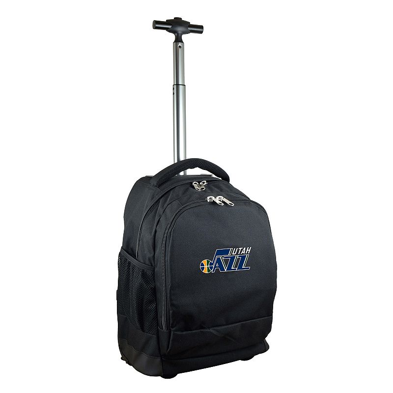 Utah Jazz Premium Wheeled Backpack, Black