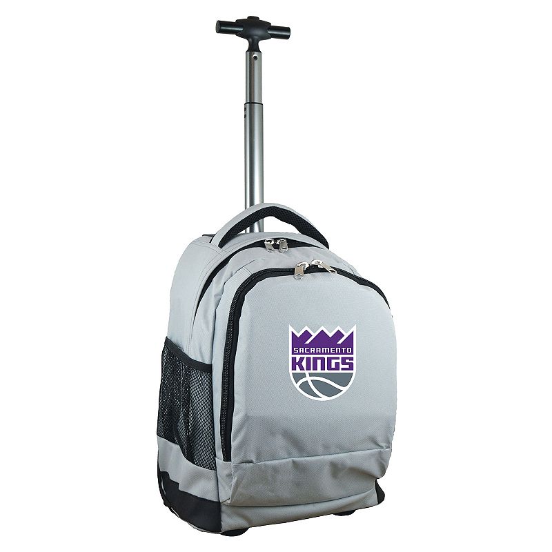 Sacramento Kings Premium Wheeled Backpack, Grey