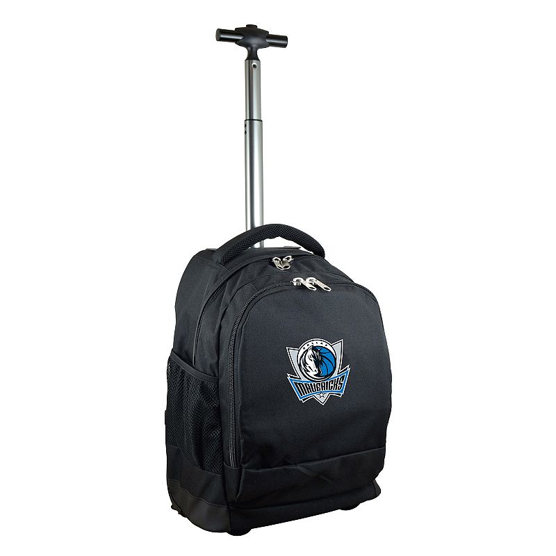 Dallas Mavericks Premium Wheeled Backpack, Black