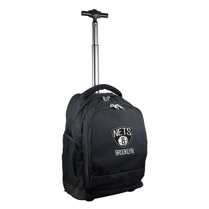 Brooklyn Nets Premium Wheeled Backpack, Black