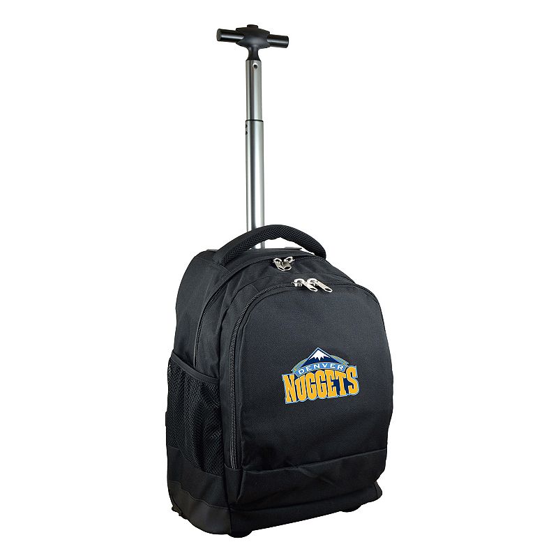 Denver Nuggets Premium Wheeled Backpack, Black