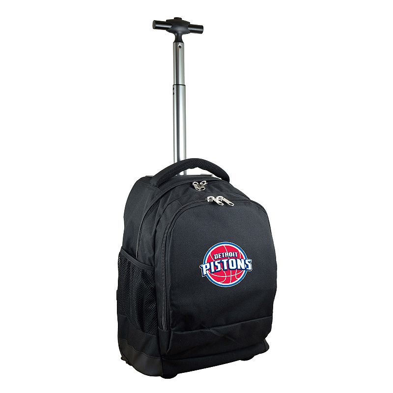 Detroit Pistons Premium Wheeled Backpack, Black