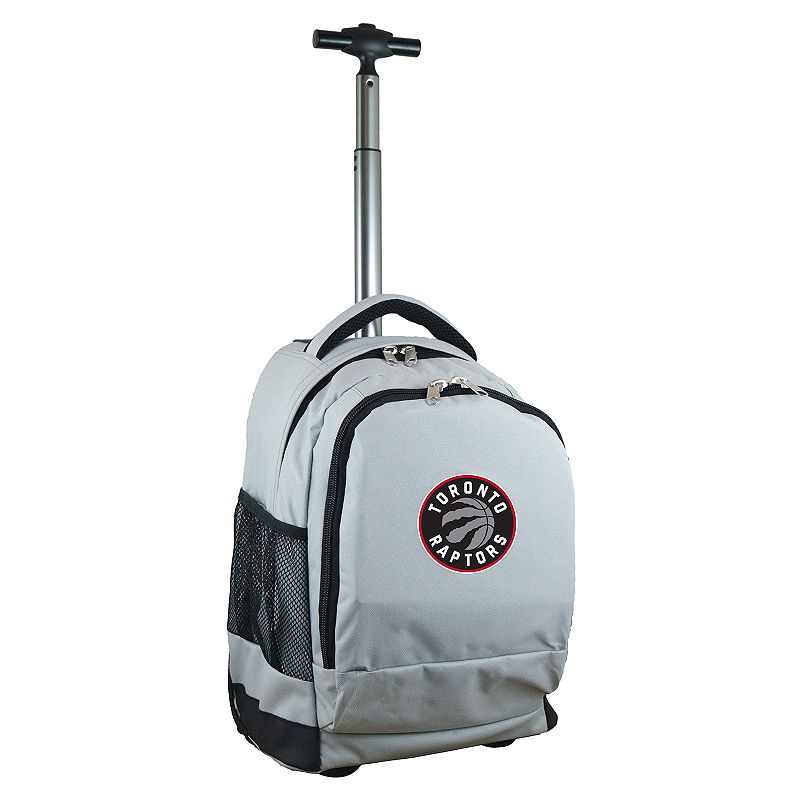 Toronto Raptors Premium Wheeled Backpack, Grey