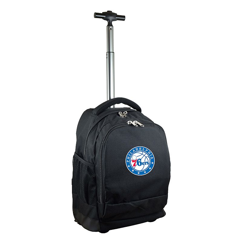 Philadelphia 76ers Premium Wheeled Backpack, Black