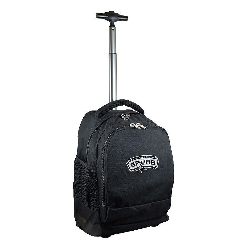 San Antonio Spurs Premium Wheeled Backpack, Black