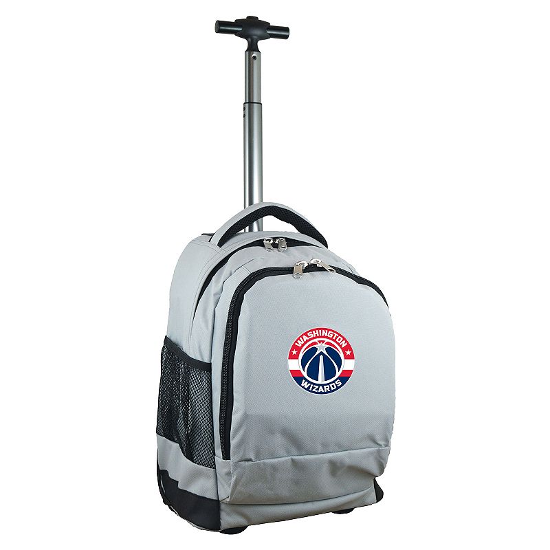 Washington Wizards Premium Wheeled Backpack, Grey