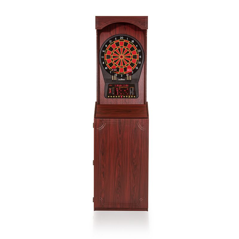 Arachnid Arcade Stand Up Cabinet & Cricket Pro 800 Electronic Dartboard Set