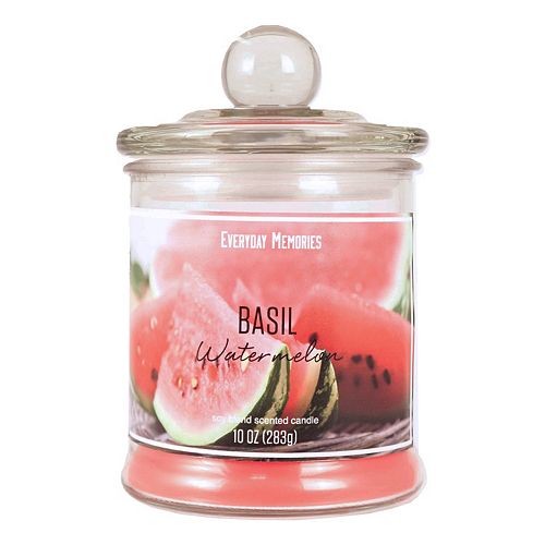 Basil Watermelon 10-oz. Candle Jar