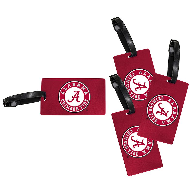 Alabama Crimson Tide 4-Pack Luggage Tag Set