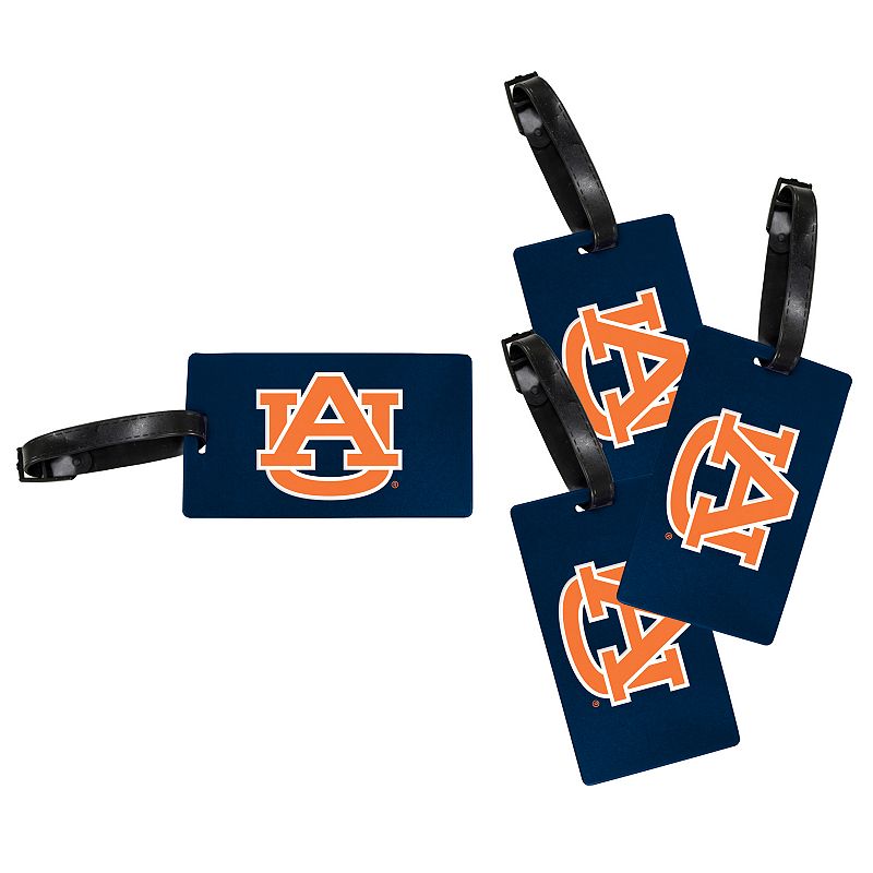 Auburn Tigers 4-Pack Luggage Tag Set