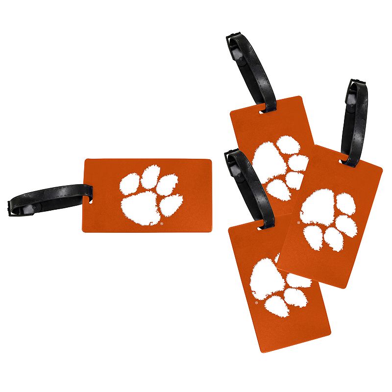 Clemson Tigers 4-Pack Luggage Tag Set