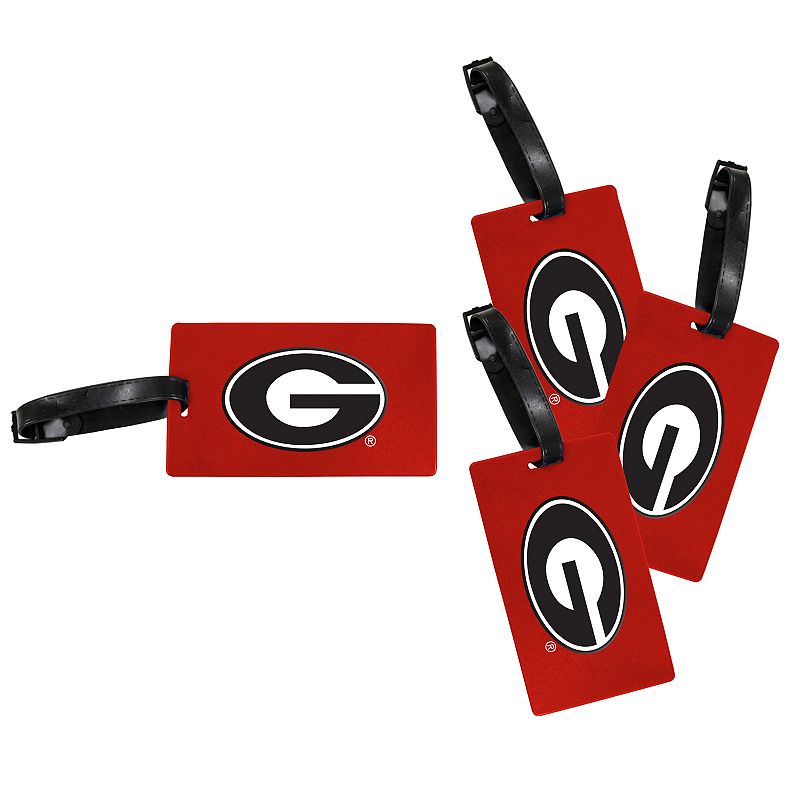 Georgia Bulldogs 4-Pack Luggage Tag Set