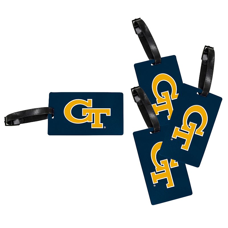 Georgia Tech Yellow Jackets 4-Pack Luggage Tag Set