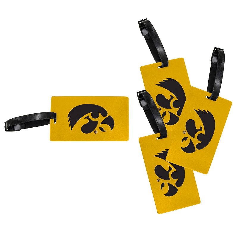 Iowa Hawkeyes 4-Pack Luggage Tag Set