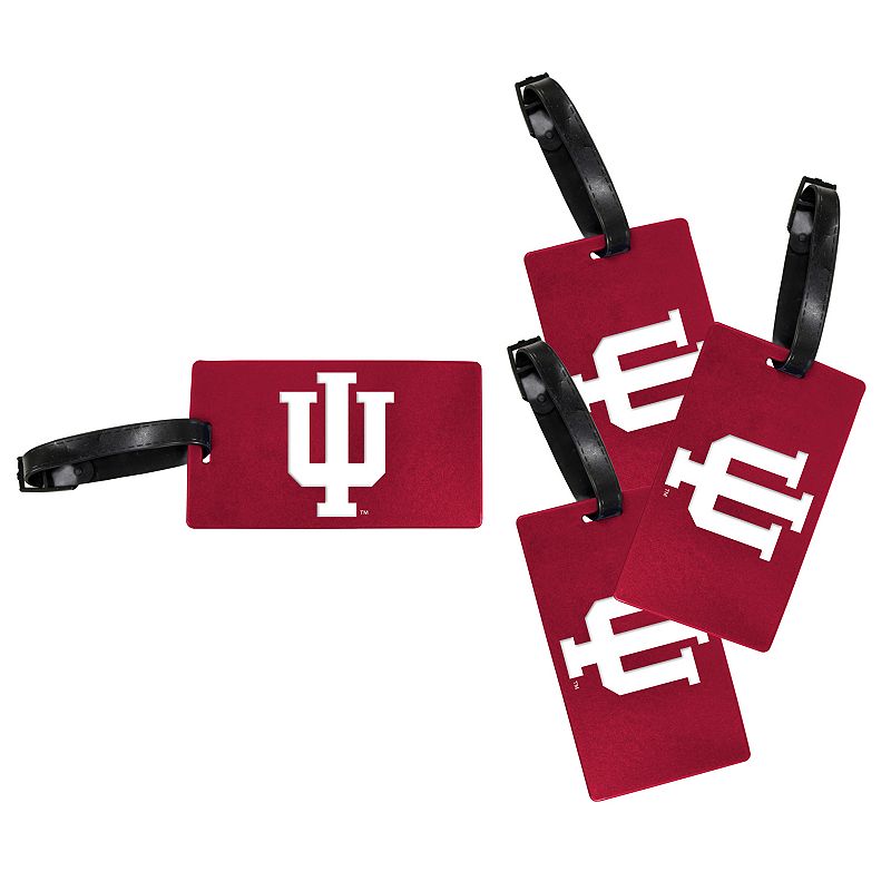 Indiana Hoosiers 4-Pack Luggage Tag Set