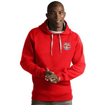 Men's Antigua New York Red Bulls Victory Pullover Hoodie