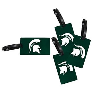 Michigan State Spartans 4-Pack Luggage Tag Set