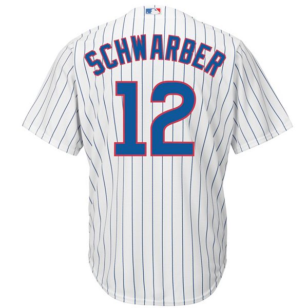 Kyle Schwarber Chicago Cubs Autographed White Replica Jersey
