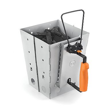 Outset Collapsible Camping Grill & Chimney Starter