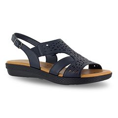 Navy blue sale sandals at kohl's