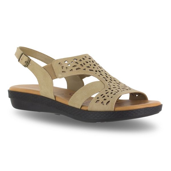 Easy Street Bolt Women's Sandals - Stone (9.5 WW)