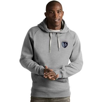 Men's Antigua Sporting Kansas City Victory Pullover Hoodie