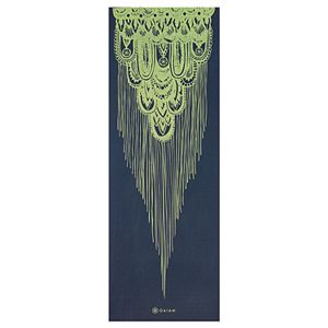 Gaiam 6mm Vintage Tapestry Reversible Yoga Mat