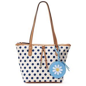 Rosetti AnneMarie Tote with Flower Coin Purse