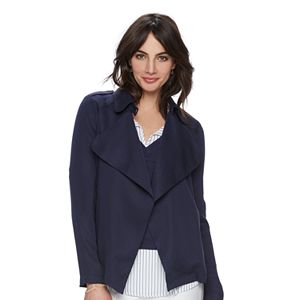 Women's ELLE™ Pleated Draped Blazer