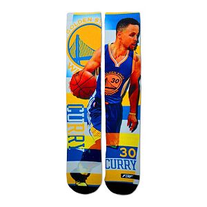 Men's For Bare Feet Golden State Warriors Stephen Curry Pro Stripe Crew Socks