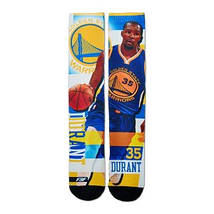 Men's For Bare Feet Golden State Warriors Kevin Durant Pro Stripe Crew Socks