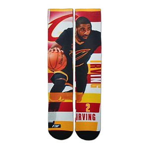 Men's For Bare Feet Cleveland Cavaliers Kyrie Irving Pro Stripe Crew Socks