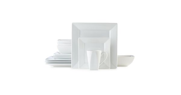 Food Network™ Shortbread 16-pc. Square Dinnerware Set