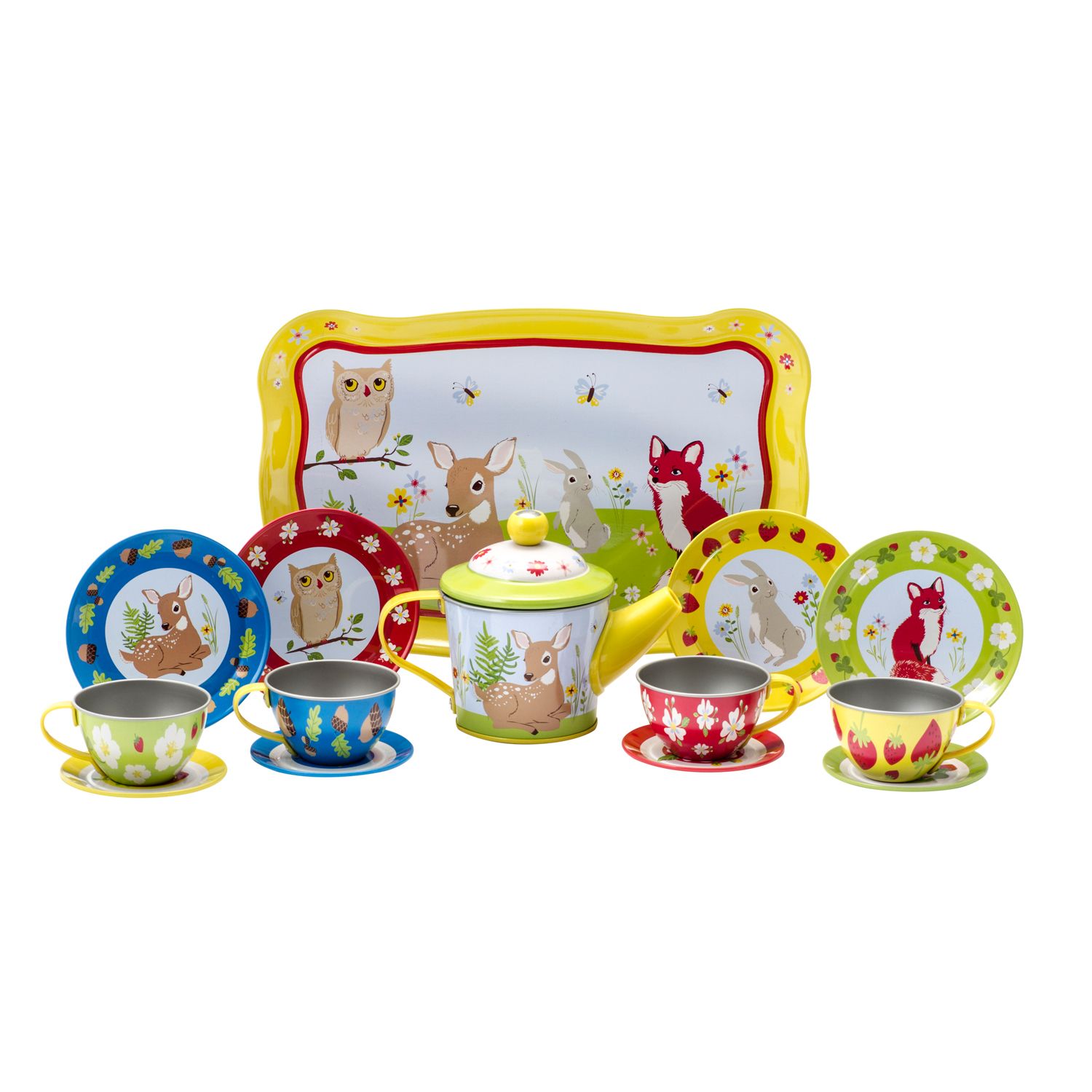 melissa & doug butterfly tea set
