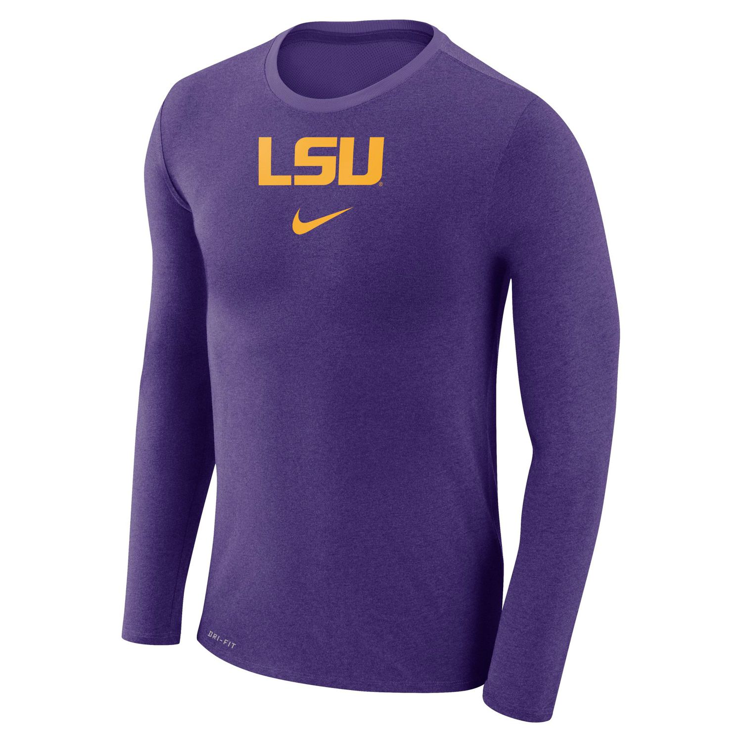 lsu nike dri fit long sleeve