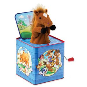 Schylling Poppin' Pony Jack-In-Box Toy