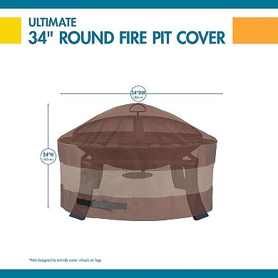 Duck Covers Ultimate 36-in. Round Fire Pit Cover	