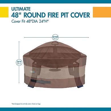 Duck Covers Ultimate 50-in. Round Fire Pit Cover	