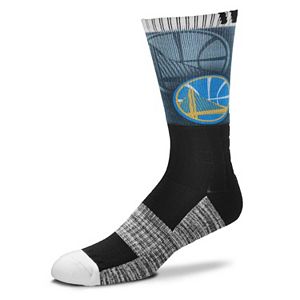 Adult For Bare Feet Golden State Warriors Blackout Socks