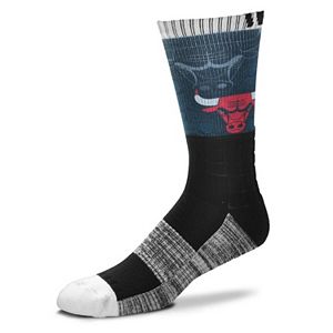 Adult For Bare Feet Chicago Bulls Blackout Socks
