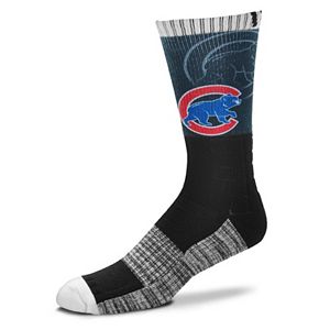 Adult For Bare Feet Chicago Cubs Blackout Socks