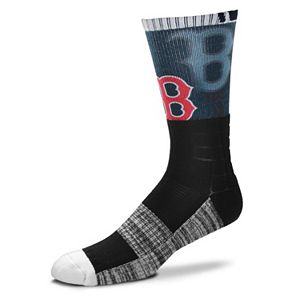 Adult For Bare Feet Boston Red Sox Blackout Socks