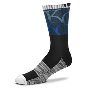 Adult For Bare Feet Kansas City Royals Blackout Socks
