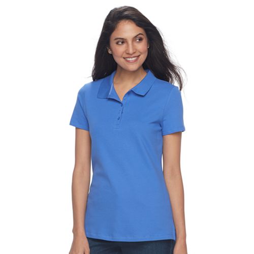 Women's Croft & Barrow® Classic Solid Polo