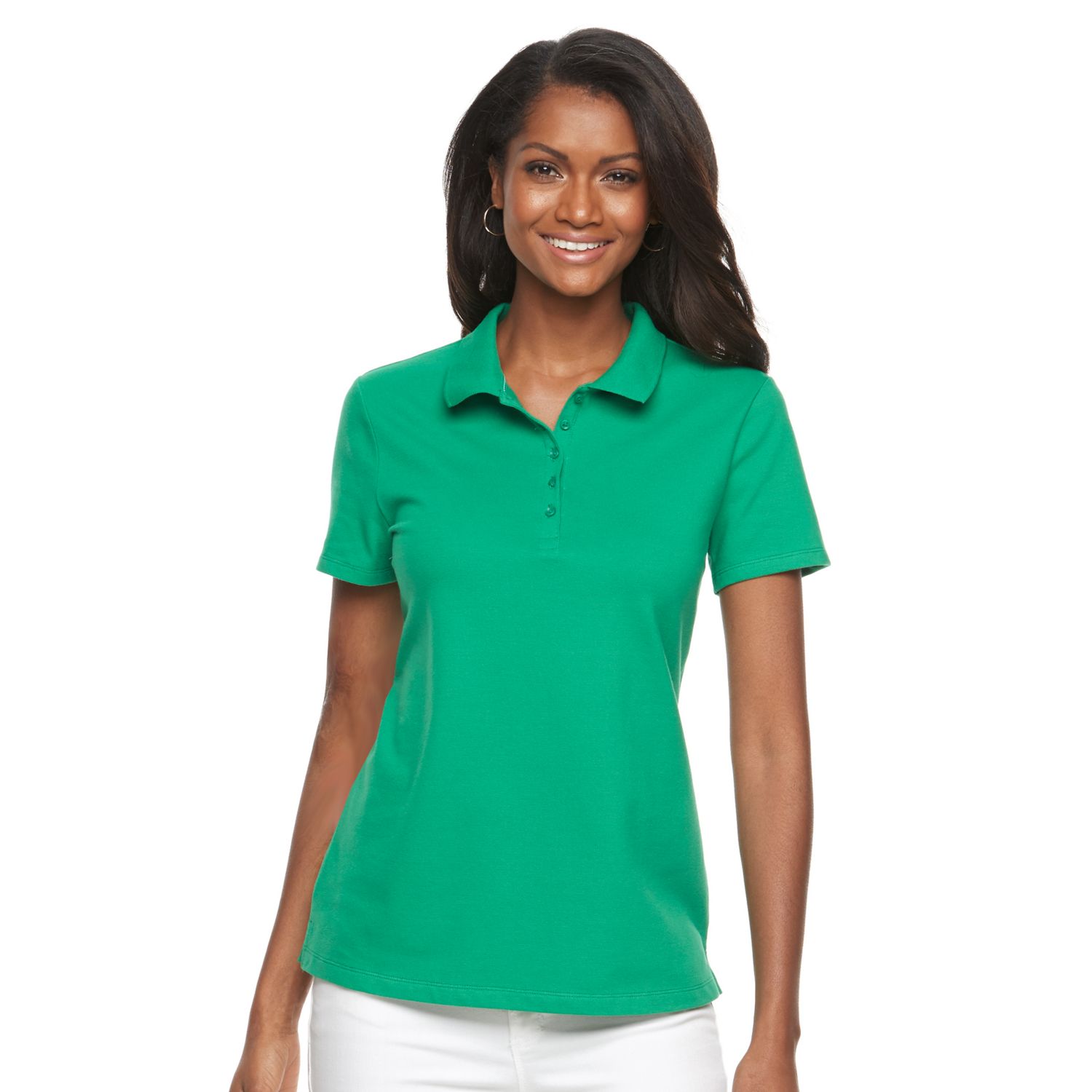 croft and barrow polo shirts for womens