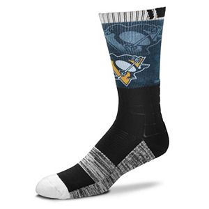 Adult For Bare Feet Pittsburgh Penguins Blackout Socks