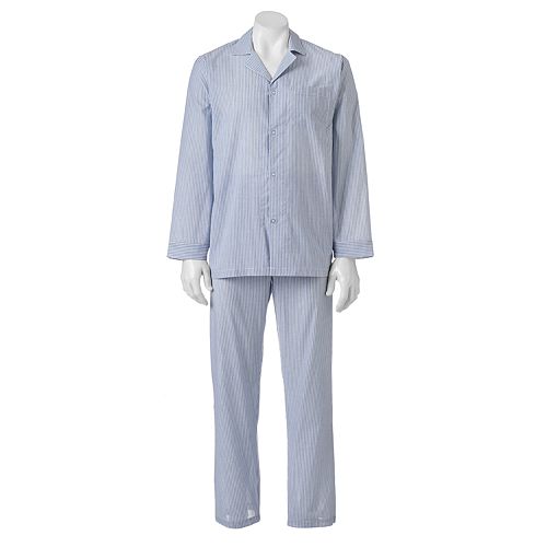 Men's Chaps Patterned Broadcloth Pajama Set