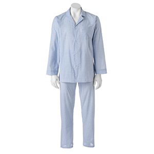 Men's Chaps Patterned Broadcloth Pajama Set