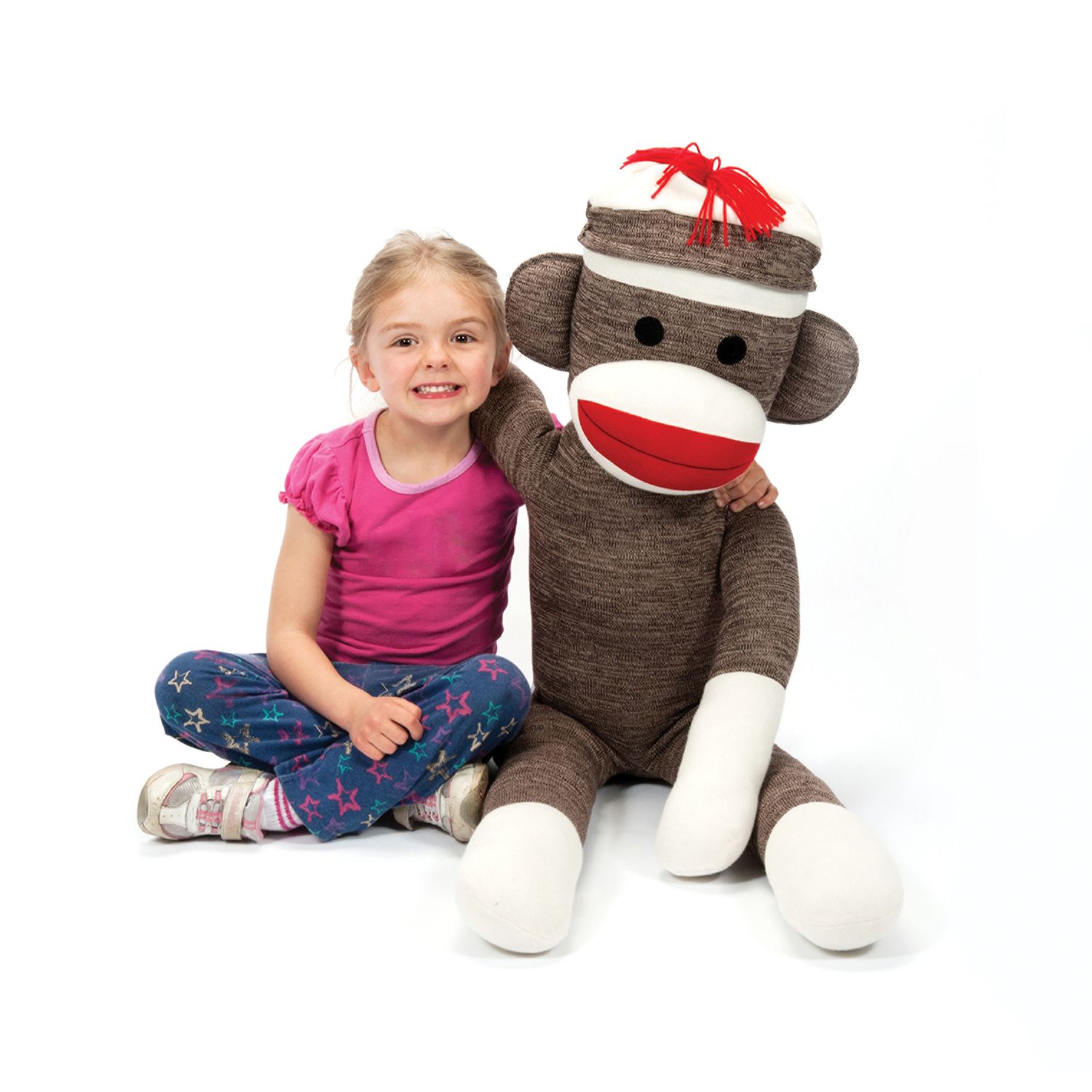 sock monkey stuffed animal